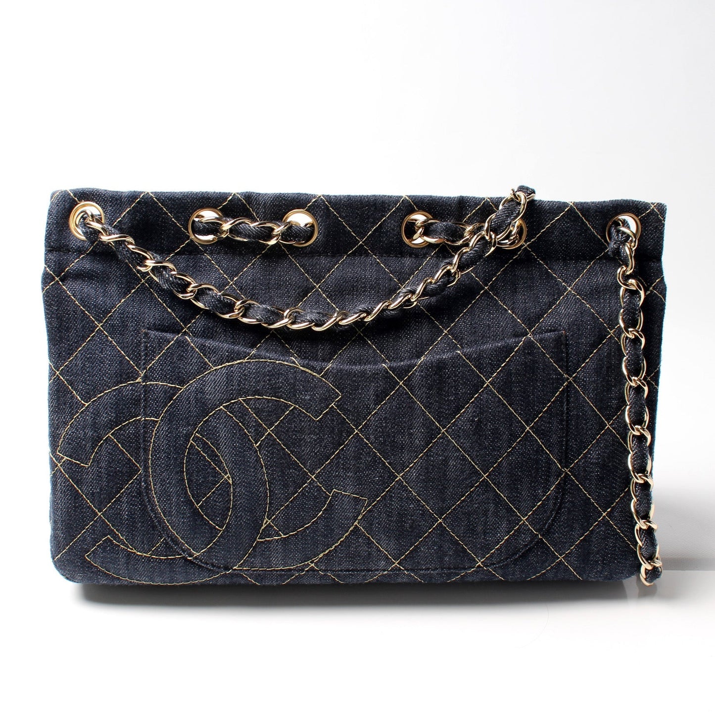 Chanel Denim Flap 10M Handbag
