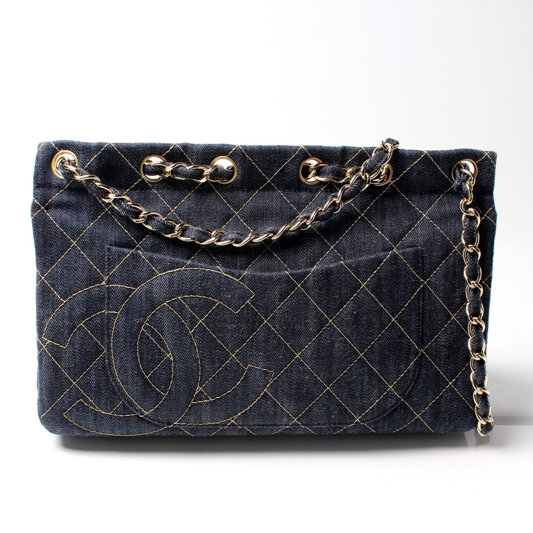 Chanel Denim Flap 10M Handbag