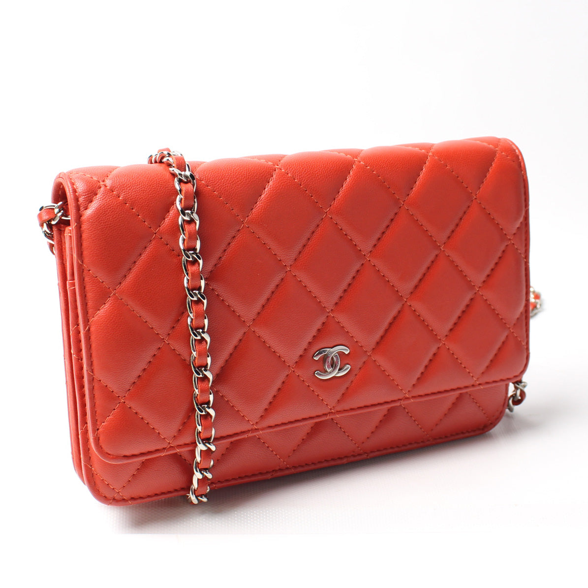 Chanel WOC Classic Quilted Lambskin 20M Clutch Bag