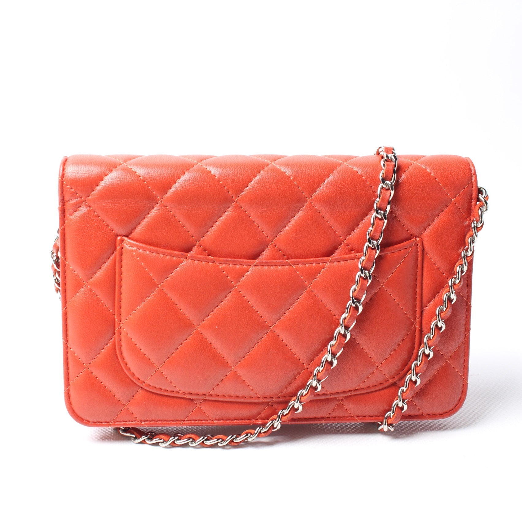 Chanel WOC Classic Quilted Lambskin 20M Clutch Bag