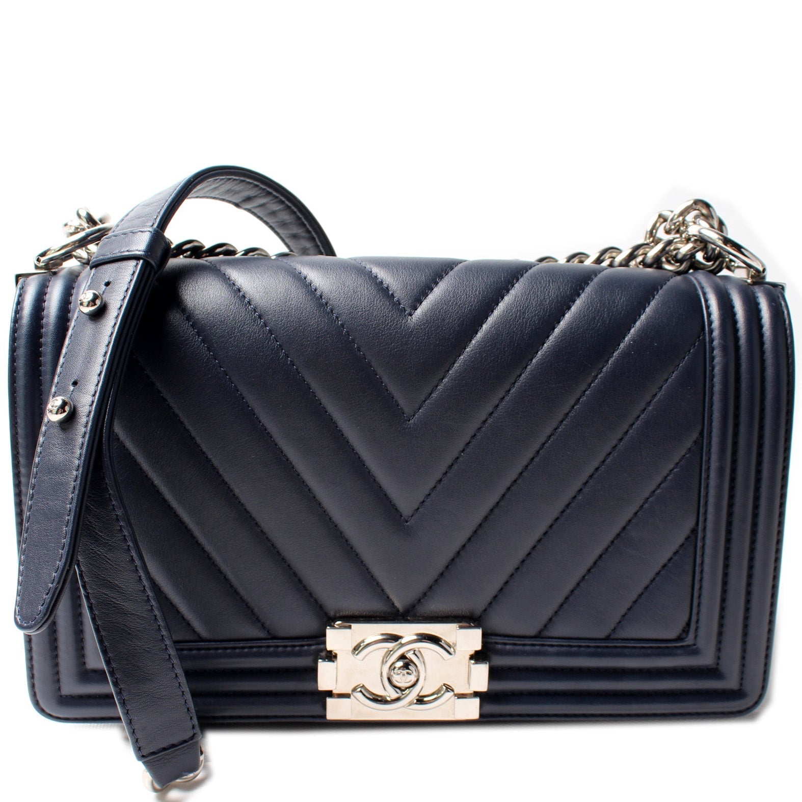Chanel Boy Flap Old Lambskin 22M Handbag
