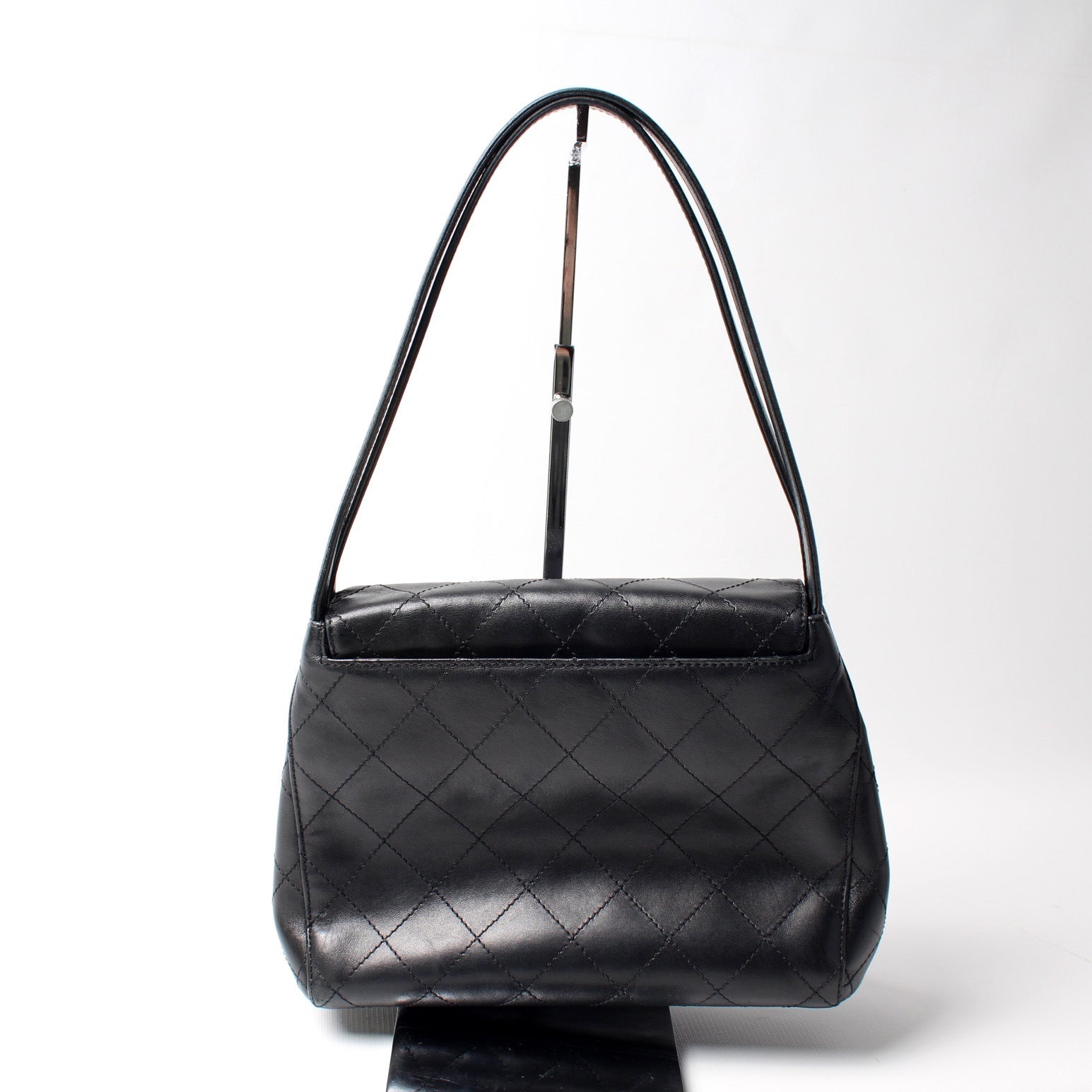Chanel CC Flap Evening Lambskin Handbag
