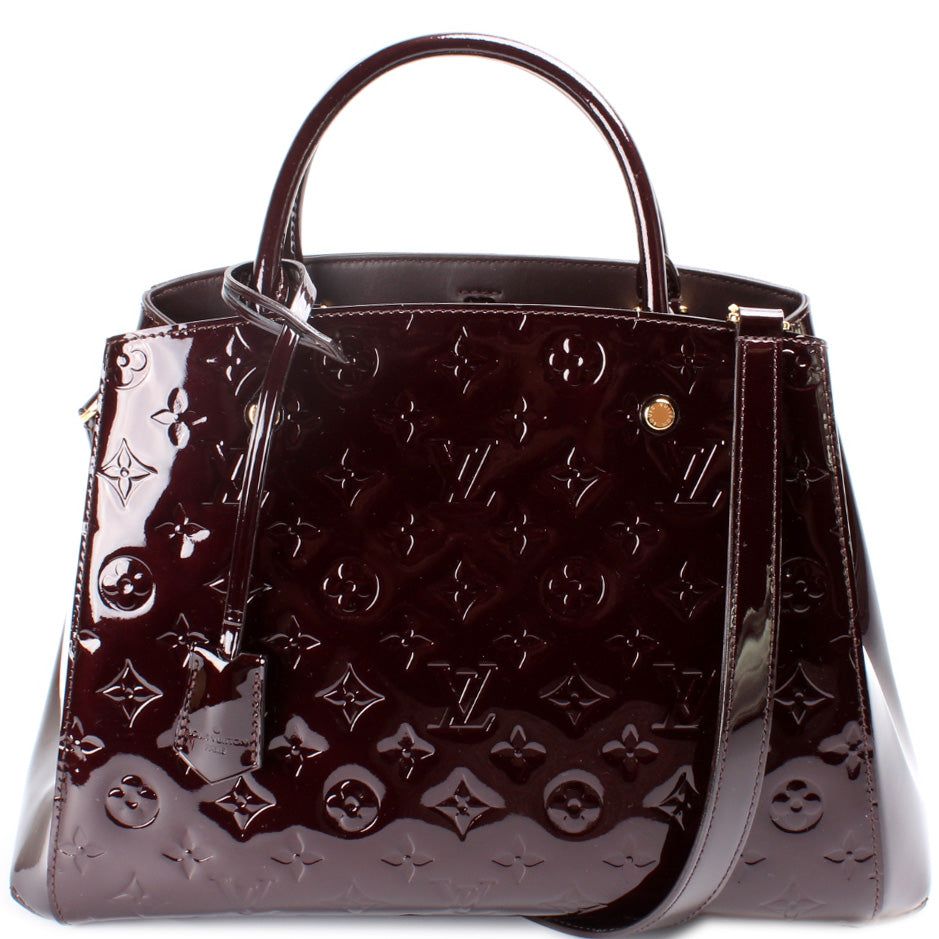 Louis Vuitton Montaigne MM Vernis Handbag