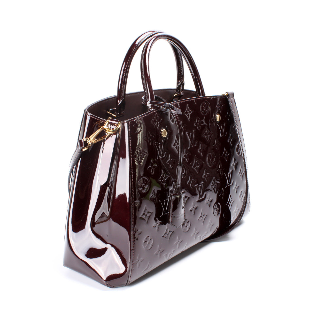 Louis Vuitton Montaigne MM Vernis Handbag