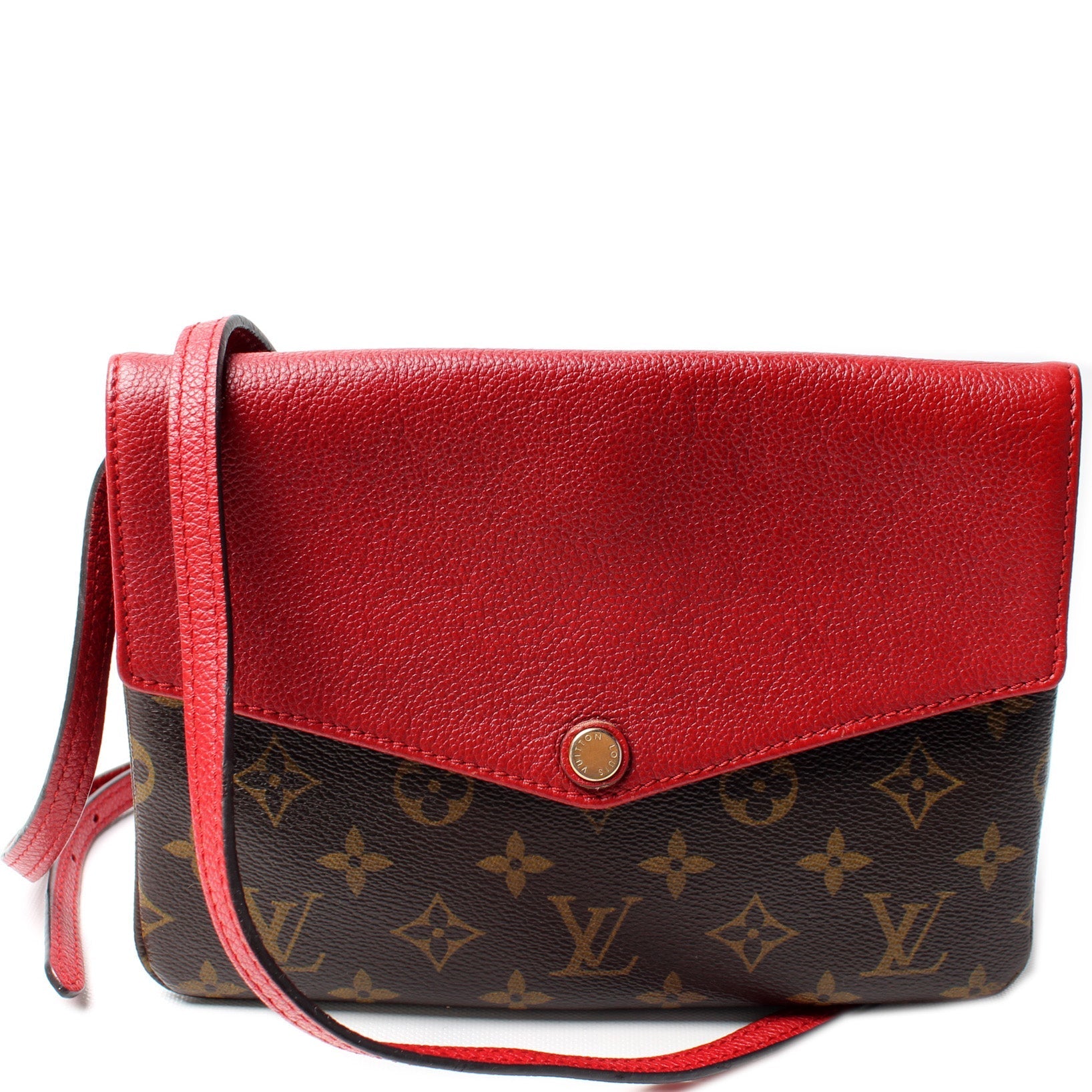 Louis Vuitton Pochette Twice Monogram Clutch Bag
