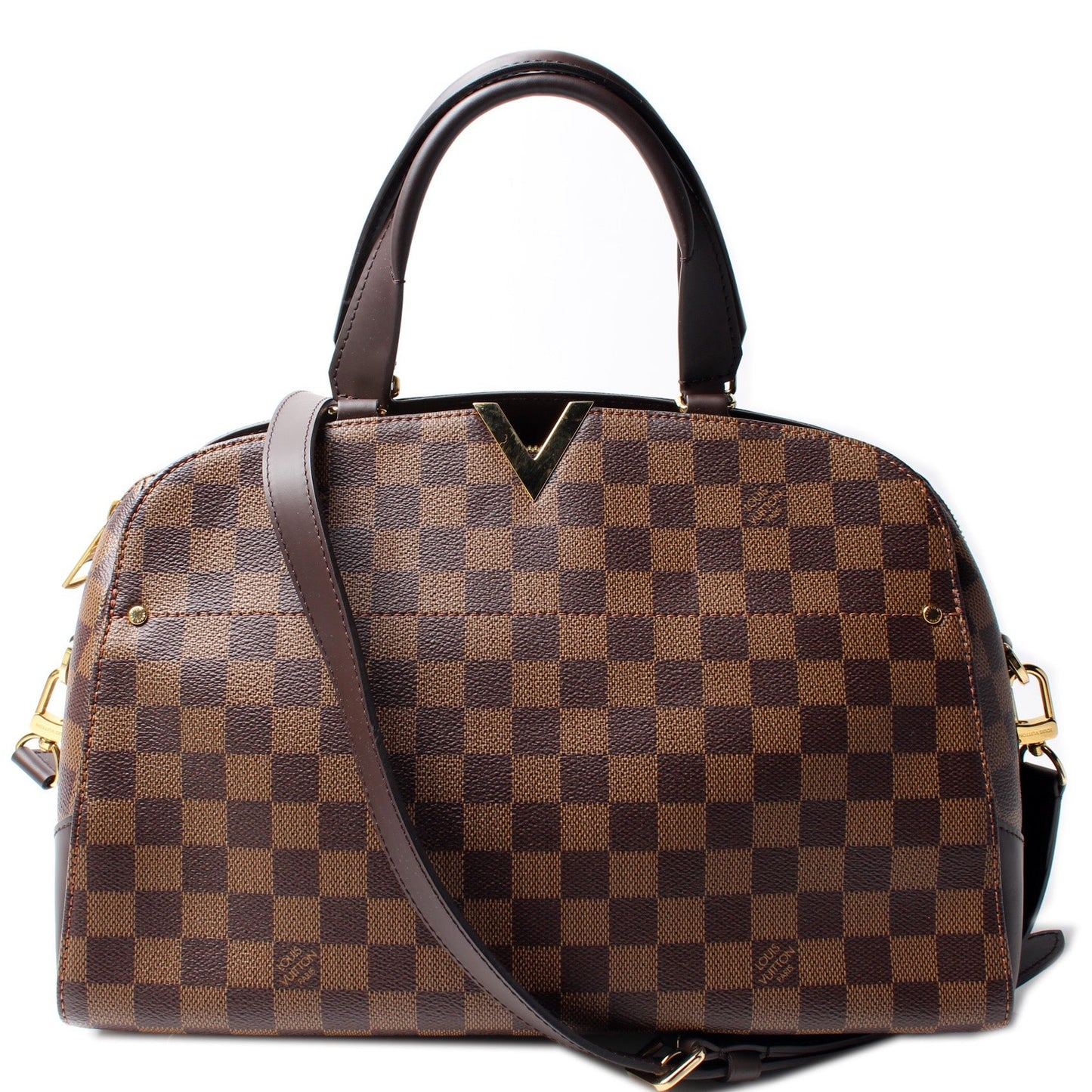 Louis Vuitton Kensington Bowling Ebene Damier Handbag