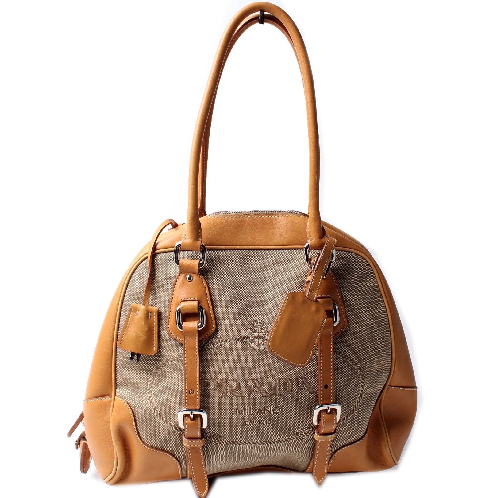 Prada Corda Jacquard Bag Travel Bag