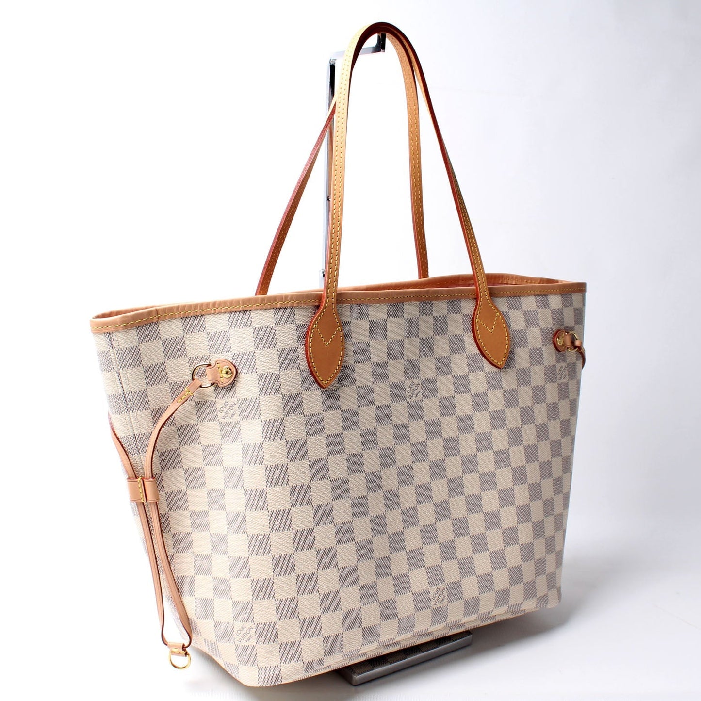 Louis Vuitton Neverfull MM Azur Damier Tote Bag Azur 52