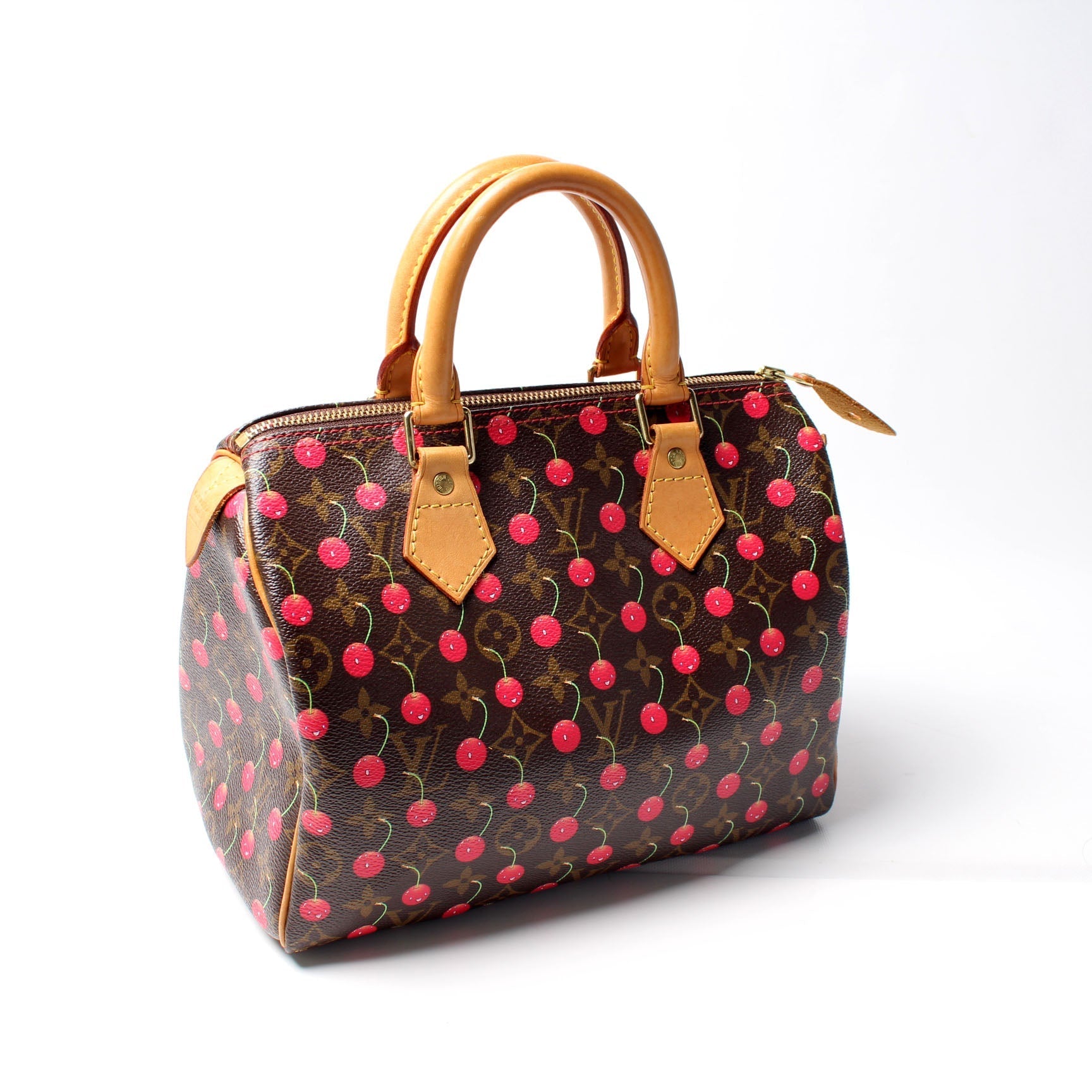 Louis Vuitton Speedy 25 Cerises Handbag