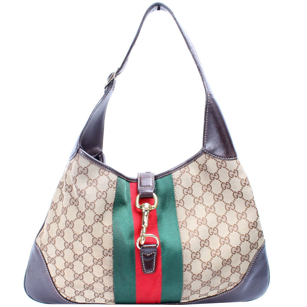 Gucci Web Jackie Shoulder Bag