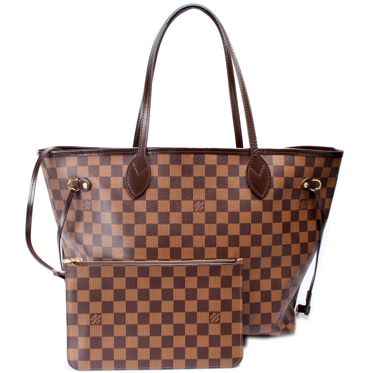 Louis Vuitton Neverfull MM W Ebene Damier Wallet Case Ebene 4