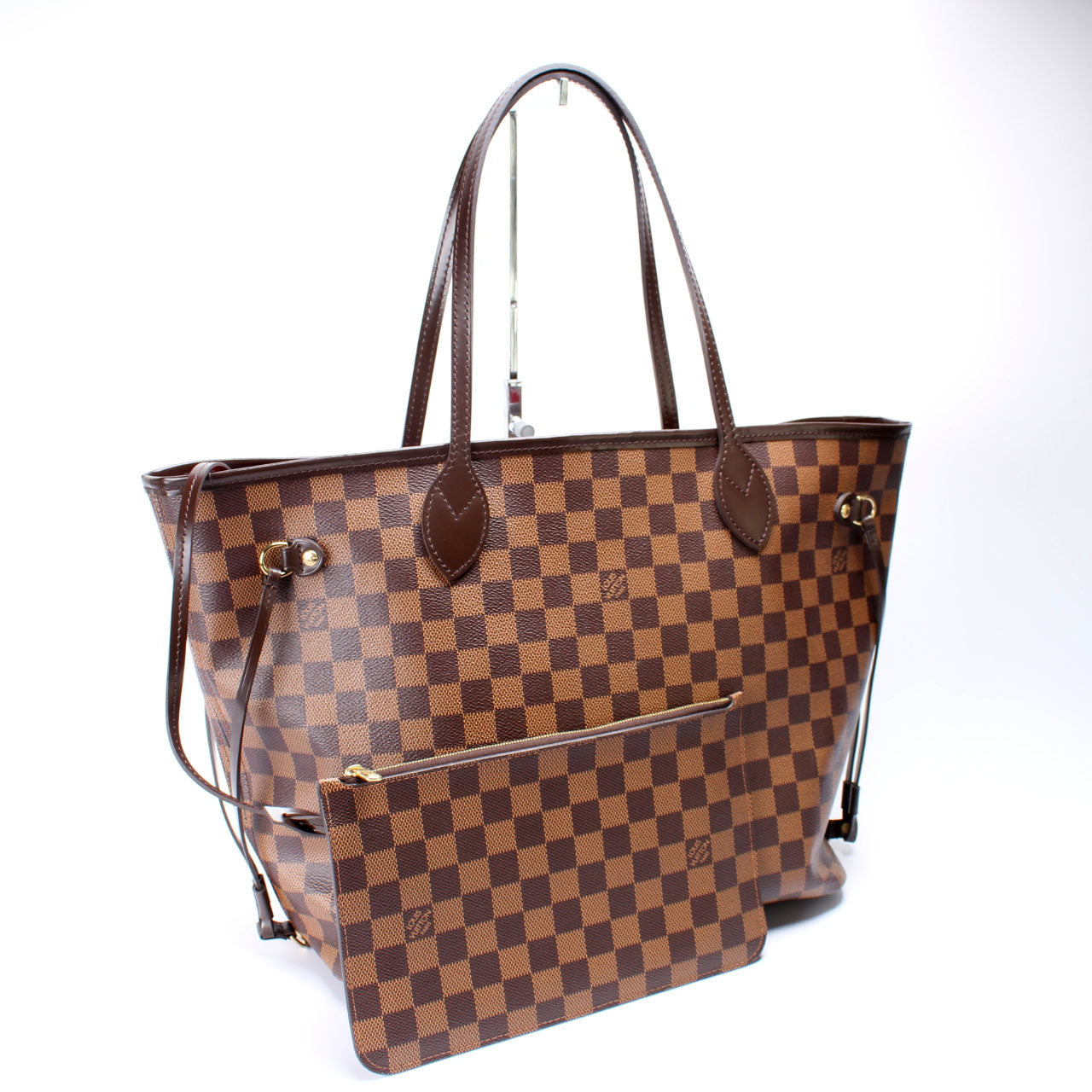 Louis Vuitton Neverfull MM W Ebene Damier Wallet Case Ebene 4