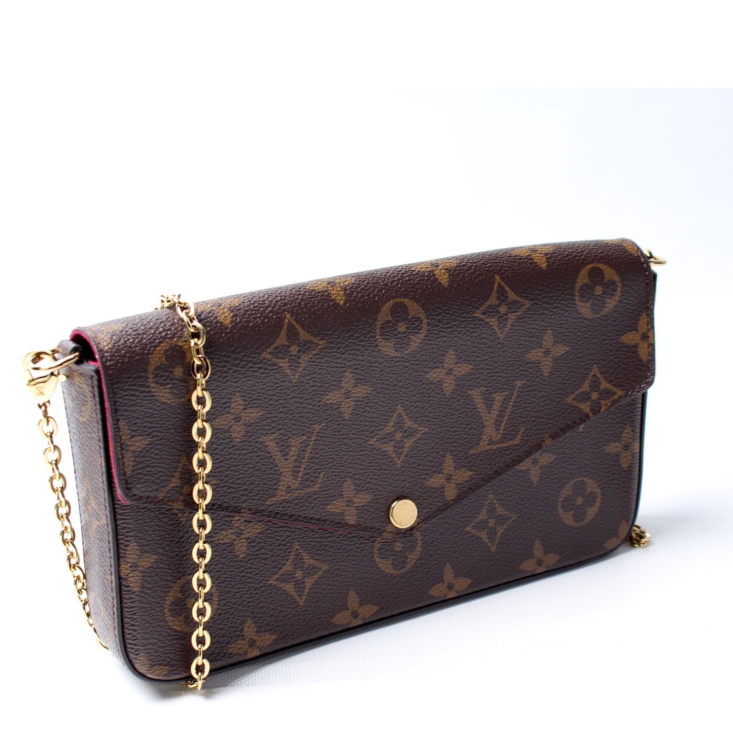 Louis Vuitton Pochette Felicie Monogram Clutch Bag Monogram 48