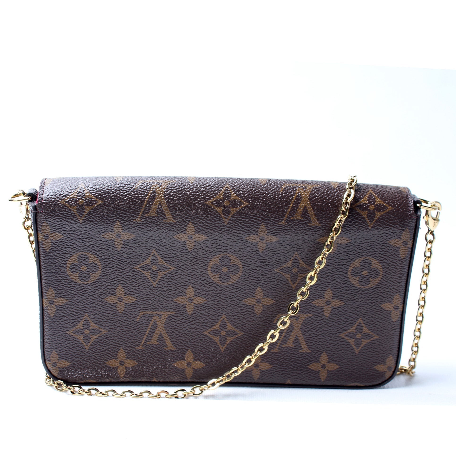 Louis Vuitton Pochette Felicie Monogram Clutch Bag Monogram 48