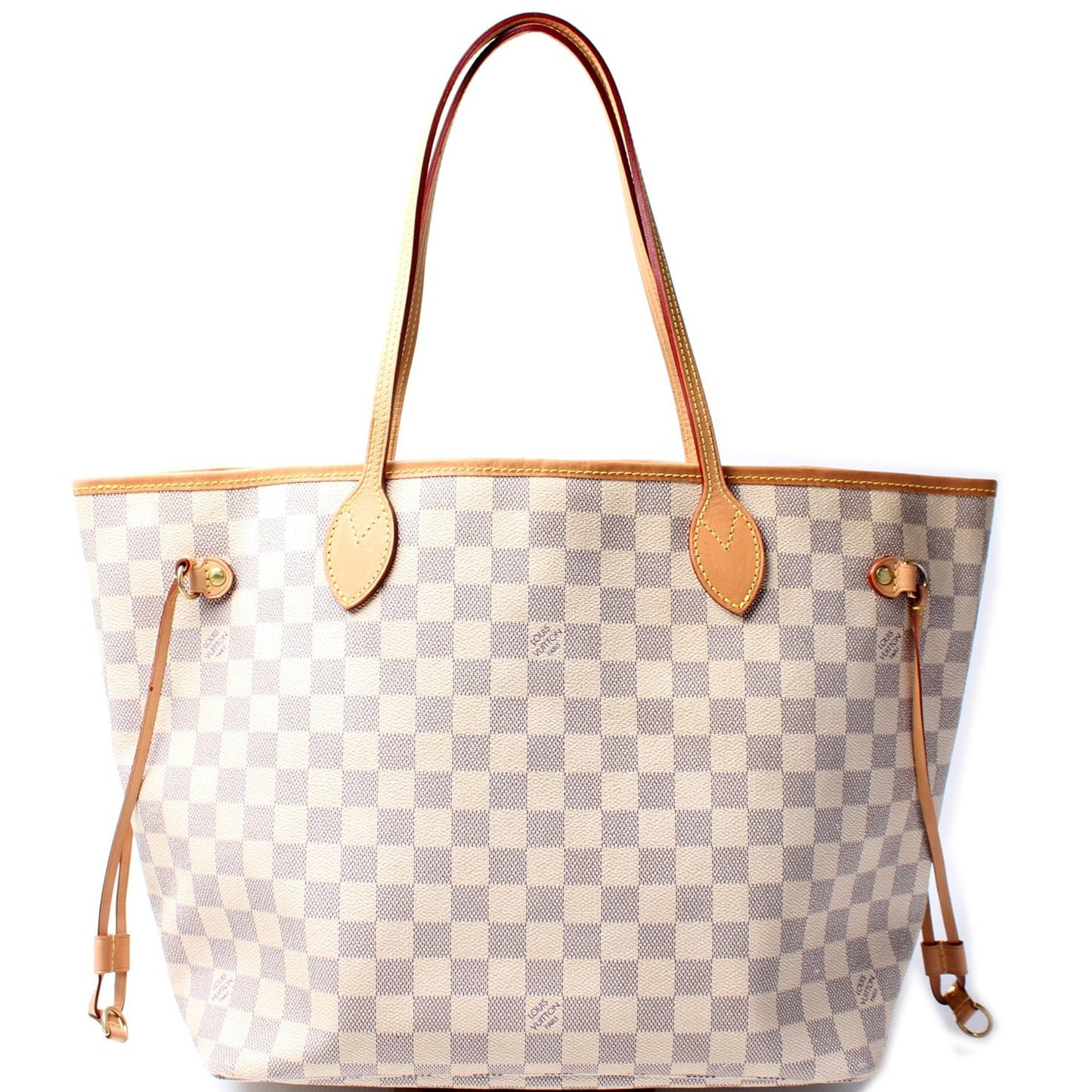 Louis Vuitton Neverfull MM Azur Damier Tote Bag Azur 65