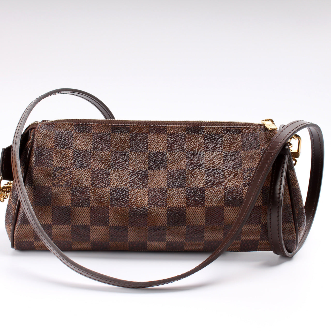 Louis Vuitton Eva Ebene Damier Clutch Bag Ebene 18
