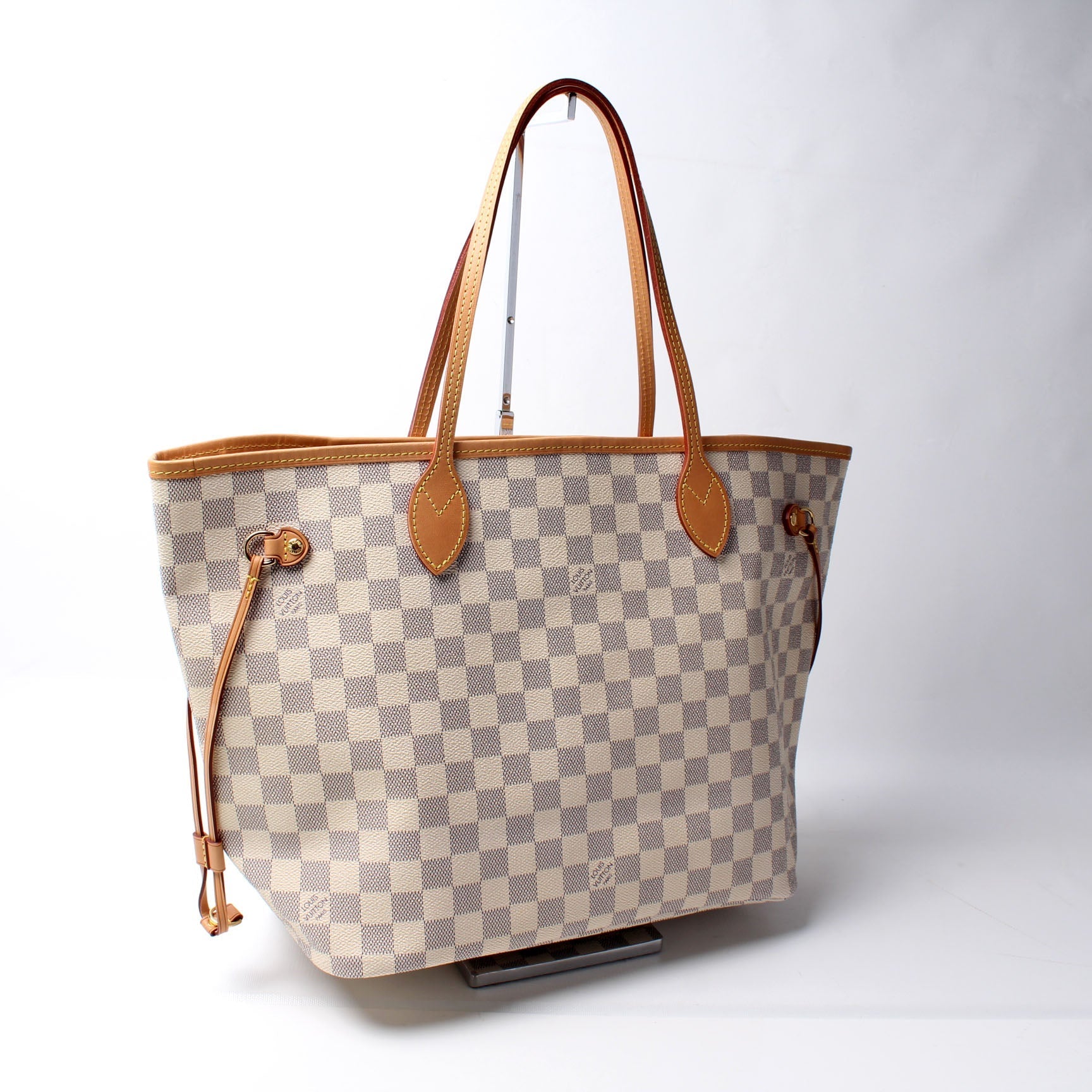 Louis Vuitton Neverfull MM Azur Damier Tote Bag Azur 66