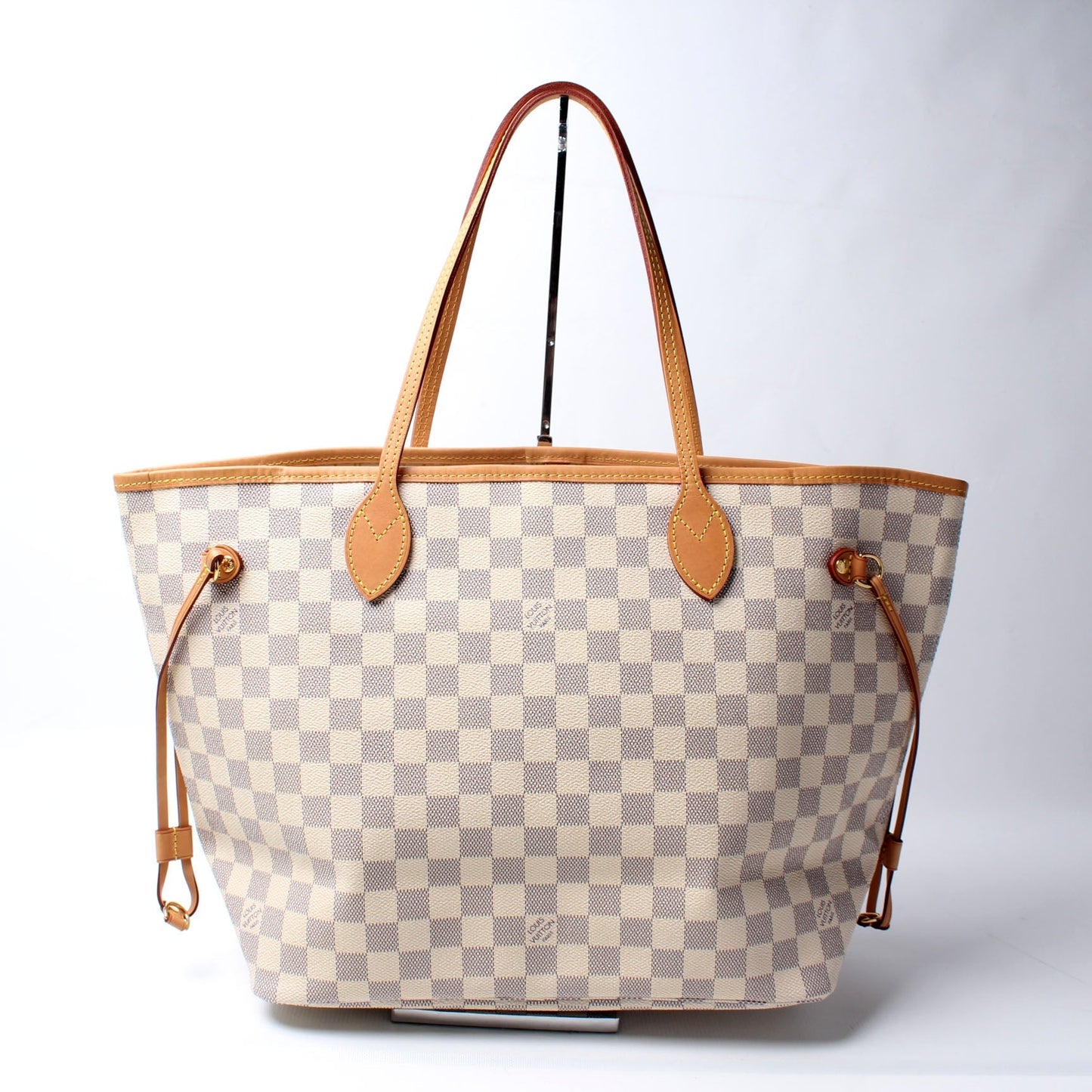 Louis Vuitton Neverfull MM Azur Damier Tote Bag Azur 66