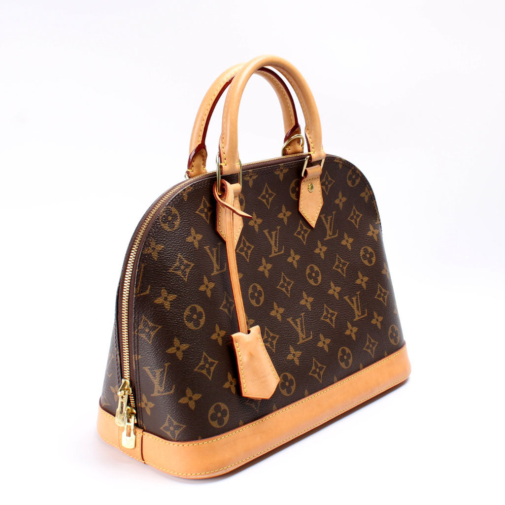 Louis Vuitton Alma PM Newer Monogram Handbag Newer 3