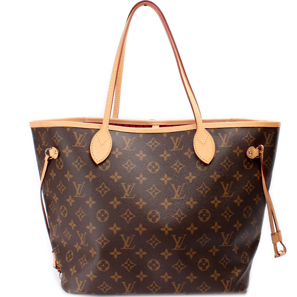Louis Vuitton Neverfull MM Monogram Tote Bag Monogram 140