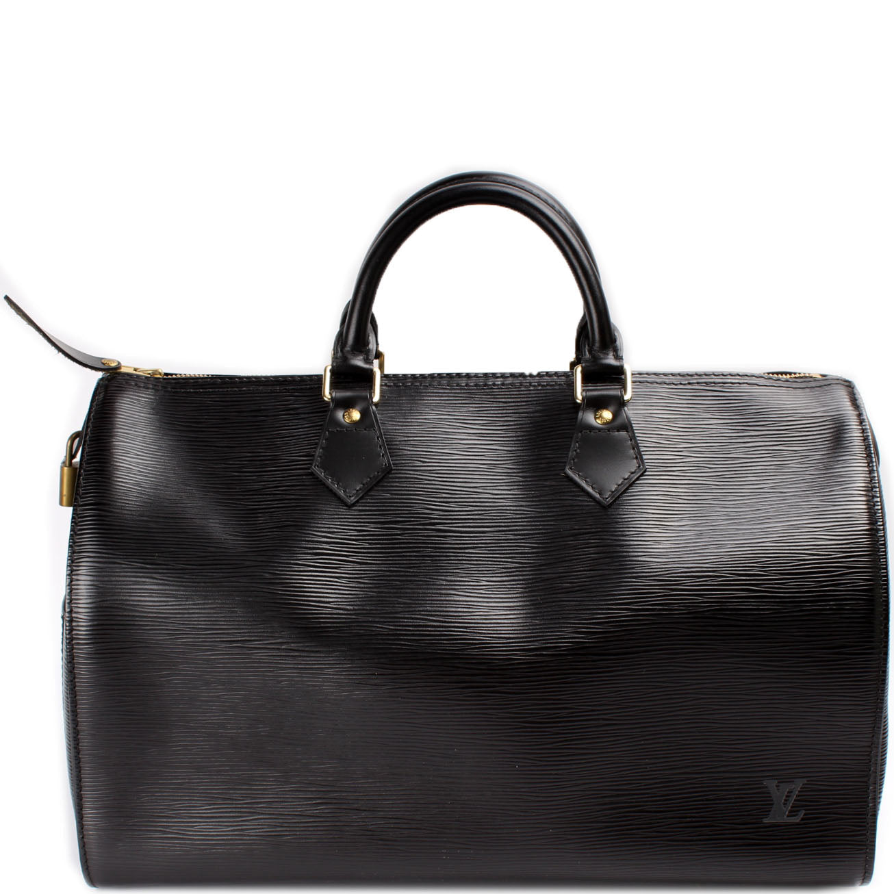 Louis Vuitton Speedy 35 Epi Handbag Epi 12