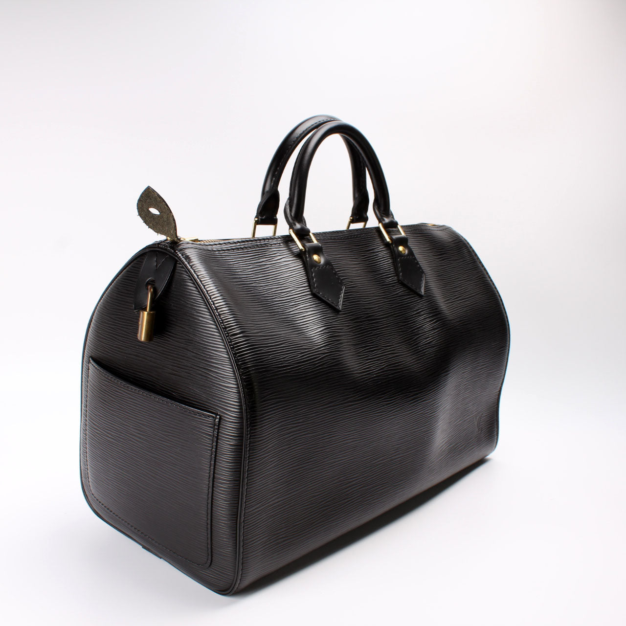Louis Vuitton Speedy 35 Epi Handbag Epi 12