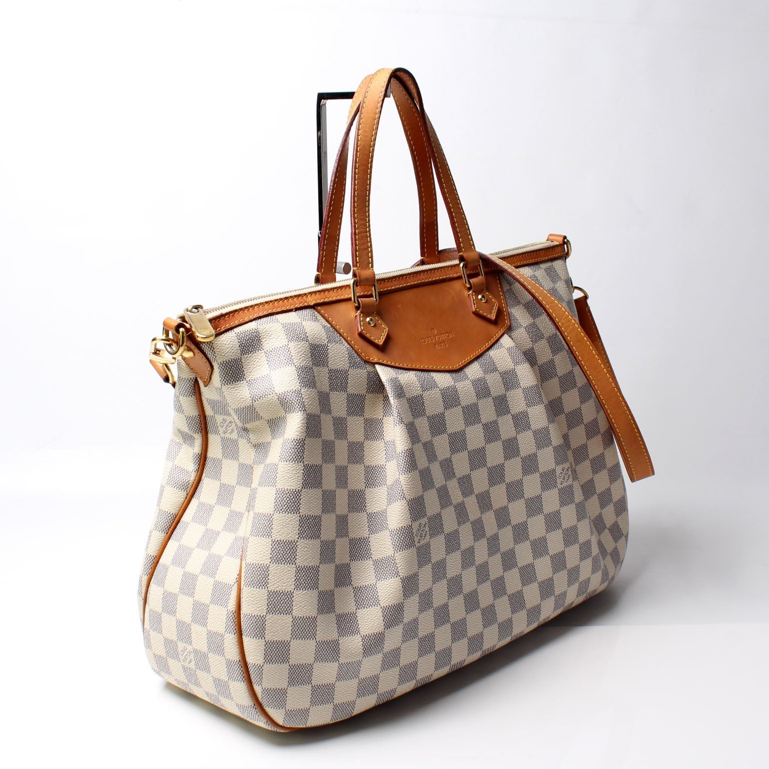 Louis Vuitton Siracusa Azur GM Damier Handbag Azur 5