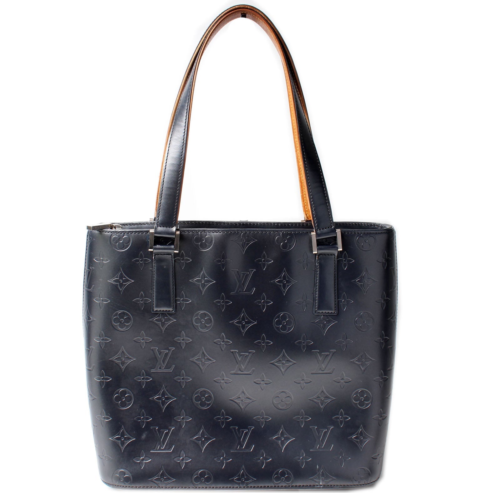 Louis Vuitton Stockton Matte Monogram Leather Handbag Leather 8