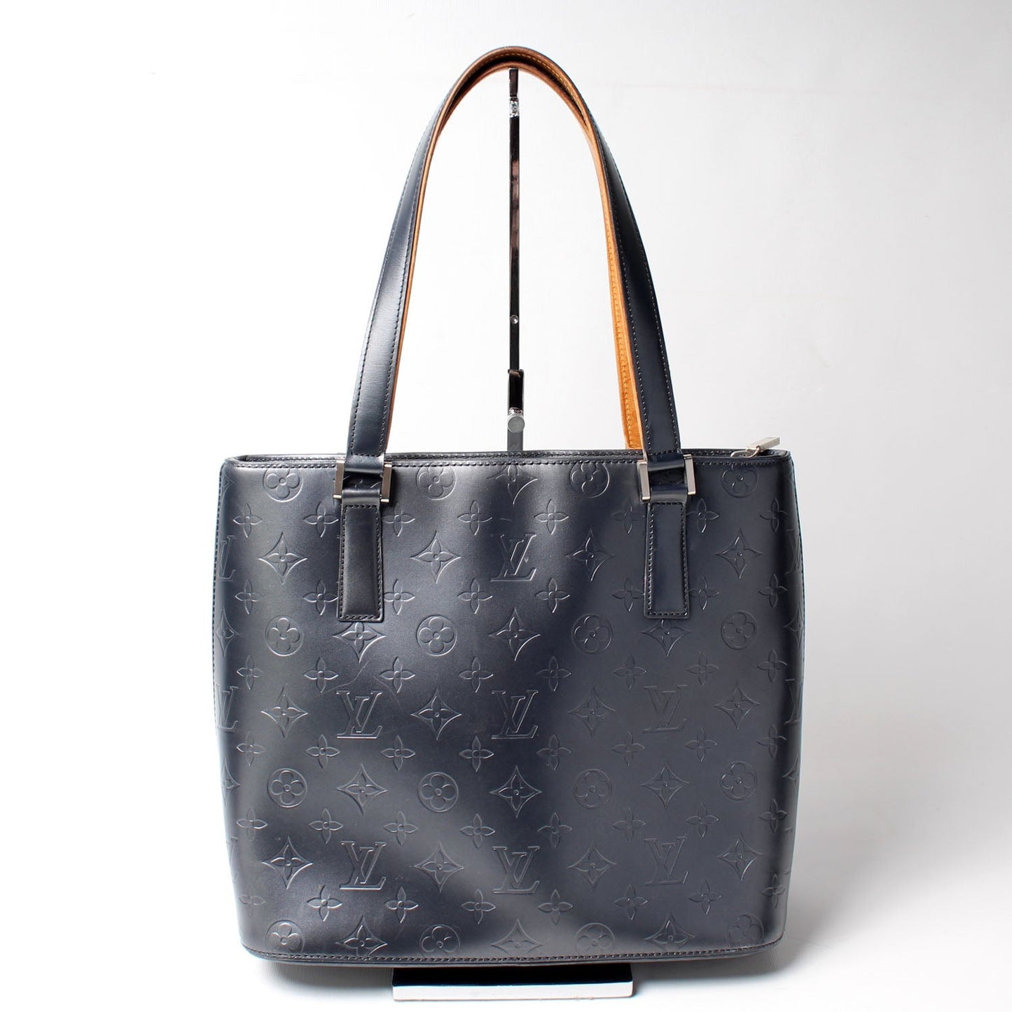Louis Vuitton Stockton Matte Monogram Leather Handbag Leather 8