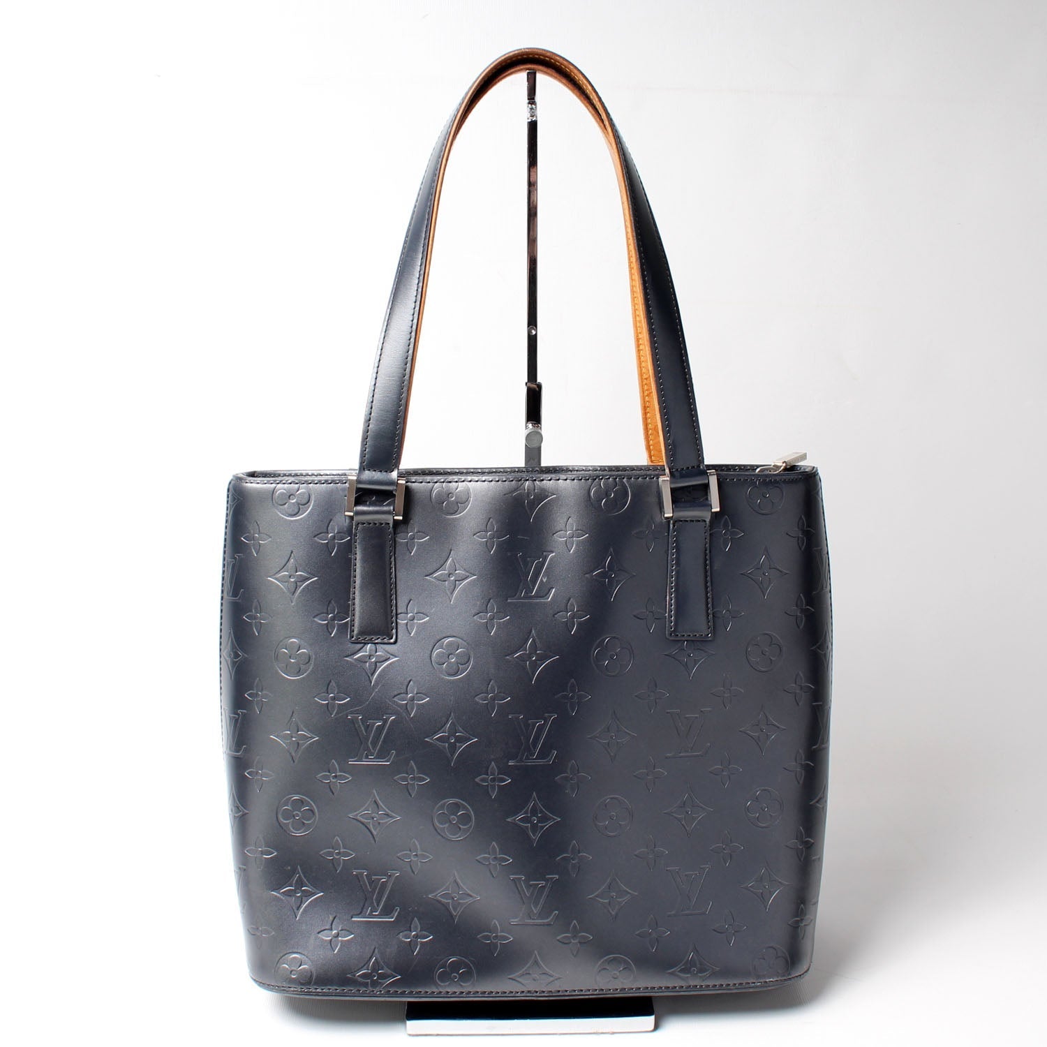 Louis Vuitton Stockton Matte Monogram Leather Handbag Leather 8