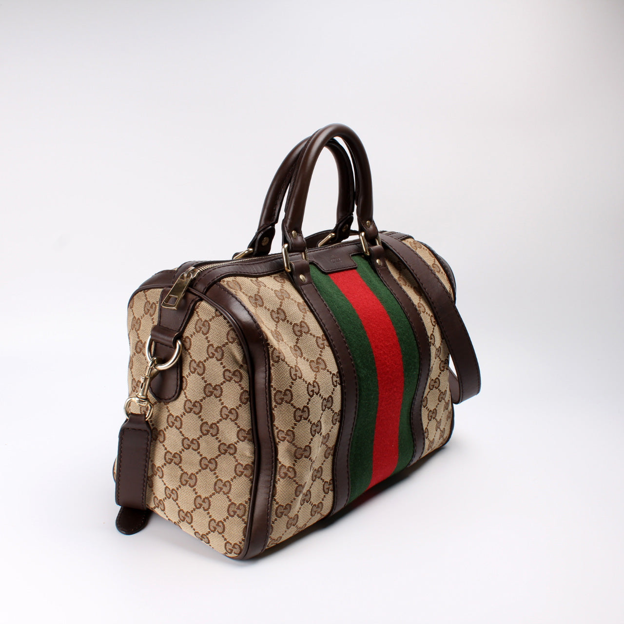 Gucci Boston Canvas Travel Bag Canvas 2
