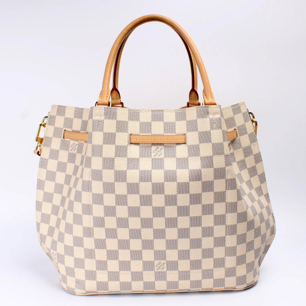 Louis Vuitton Girolata Azur Damier Handbag Azur 6