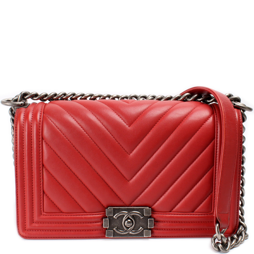 Chanel Boy Flap Old Lambskin 25M Handbag