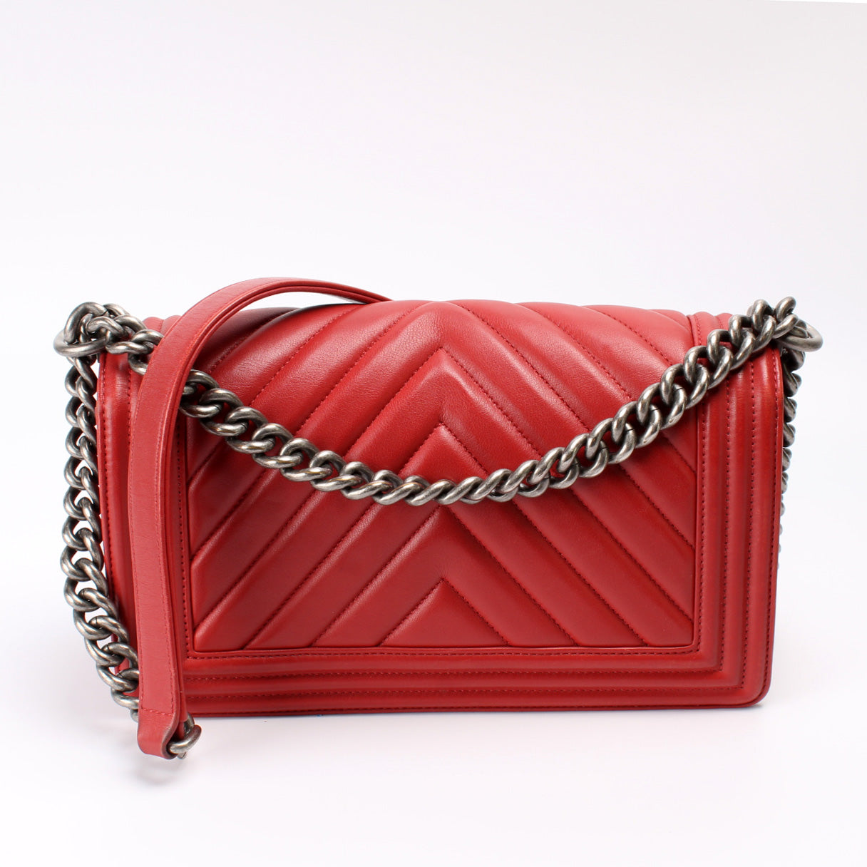 Chanel Boy Flap Old Lambskin 25M Handbag