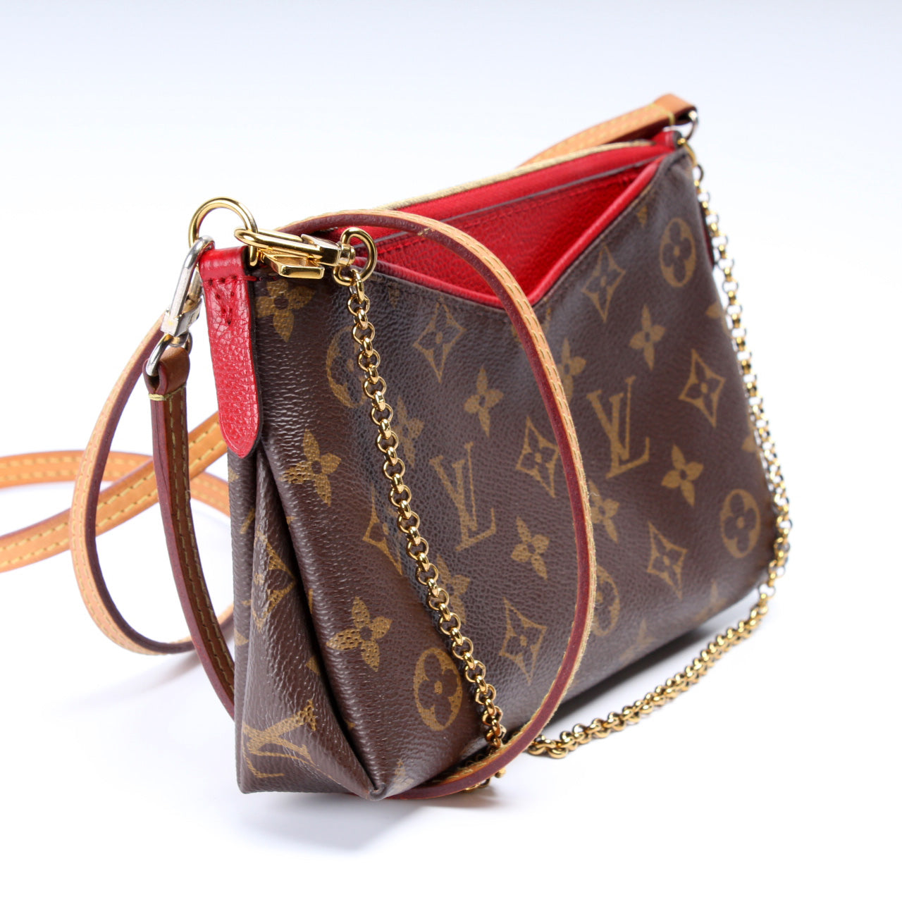 Louis Vuitton Pallas Monogram Clutch Bag Monogram 8