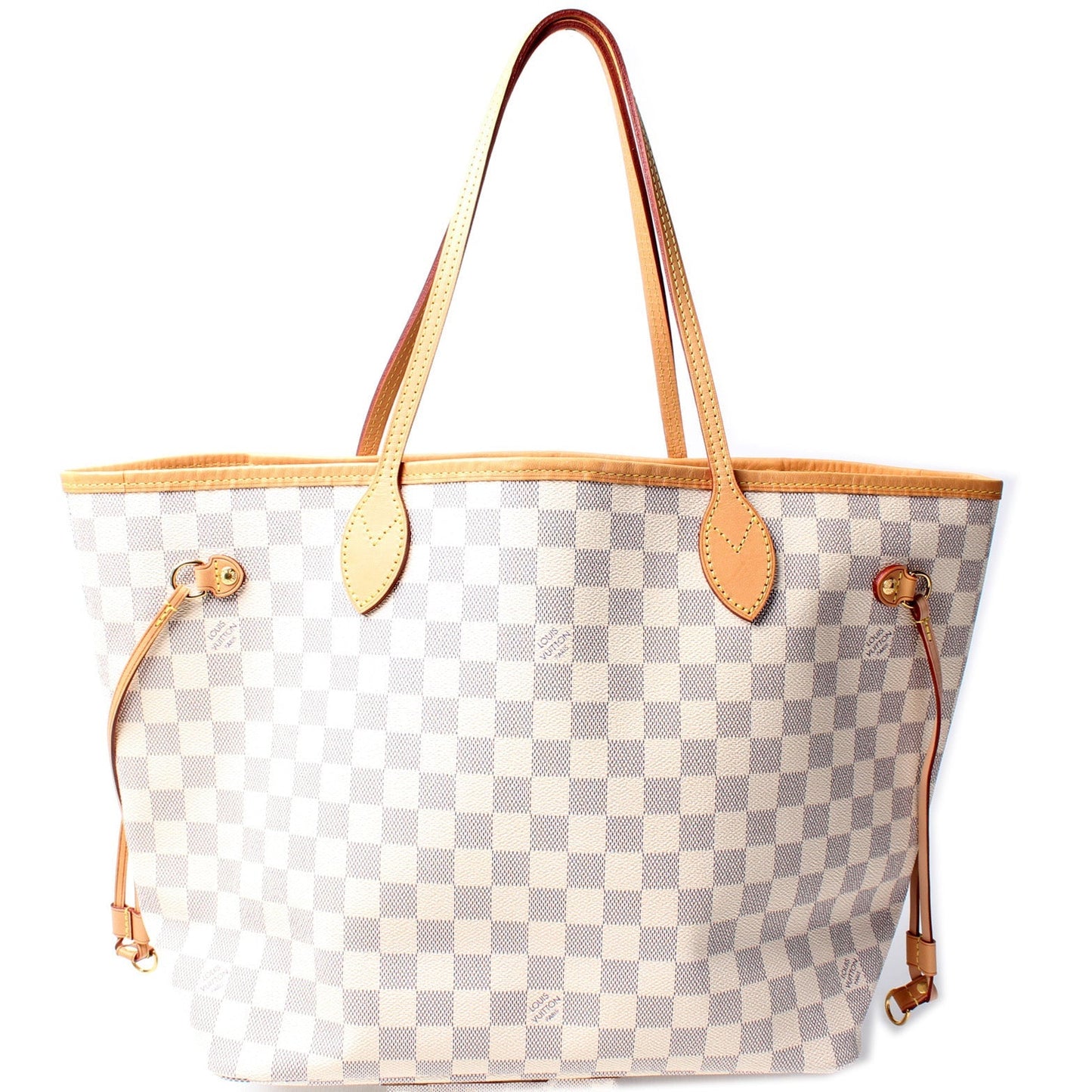 Louis Vuitton Neverfull MM Azur Damier Tote Bag Azur 58