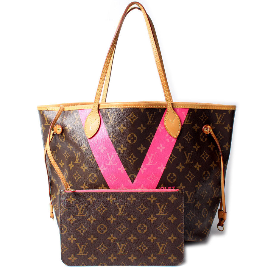 Louis Vuitton Neverfull MM W V Monogram Wallet Case V Monogram