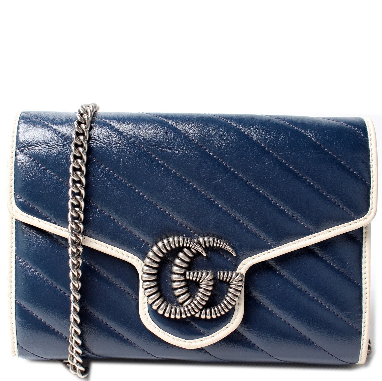 Gucci Marmont Torchon Chain Wallet Case