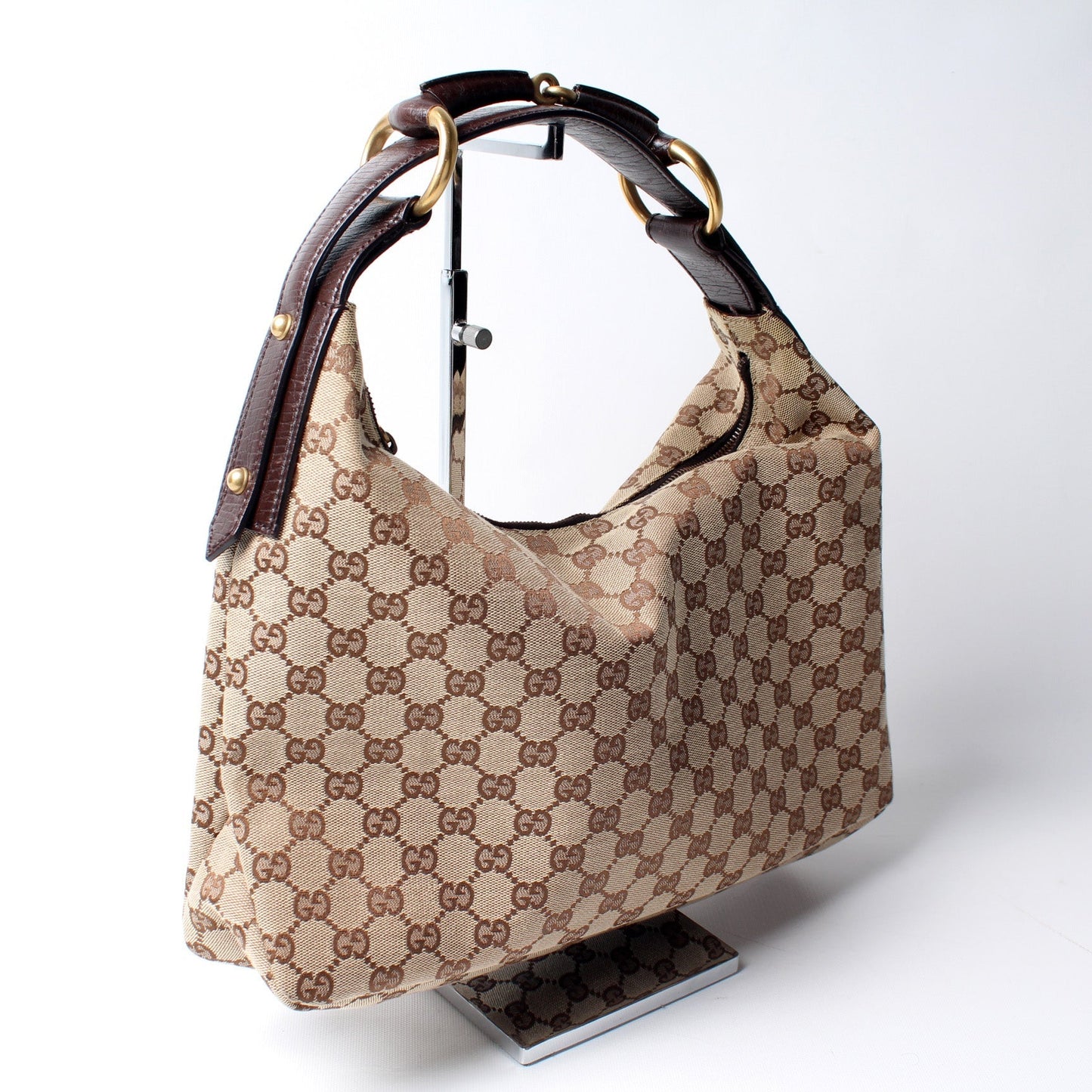 Gucci Horsebit GG Shoulder Bag