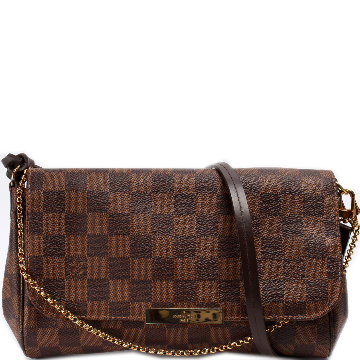 Louis Vuitton Favorite MM Ebene Damier Handbag Ebene 14