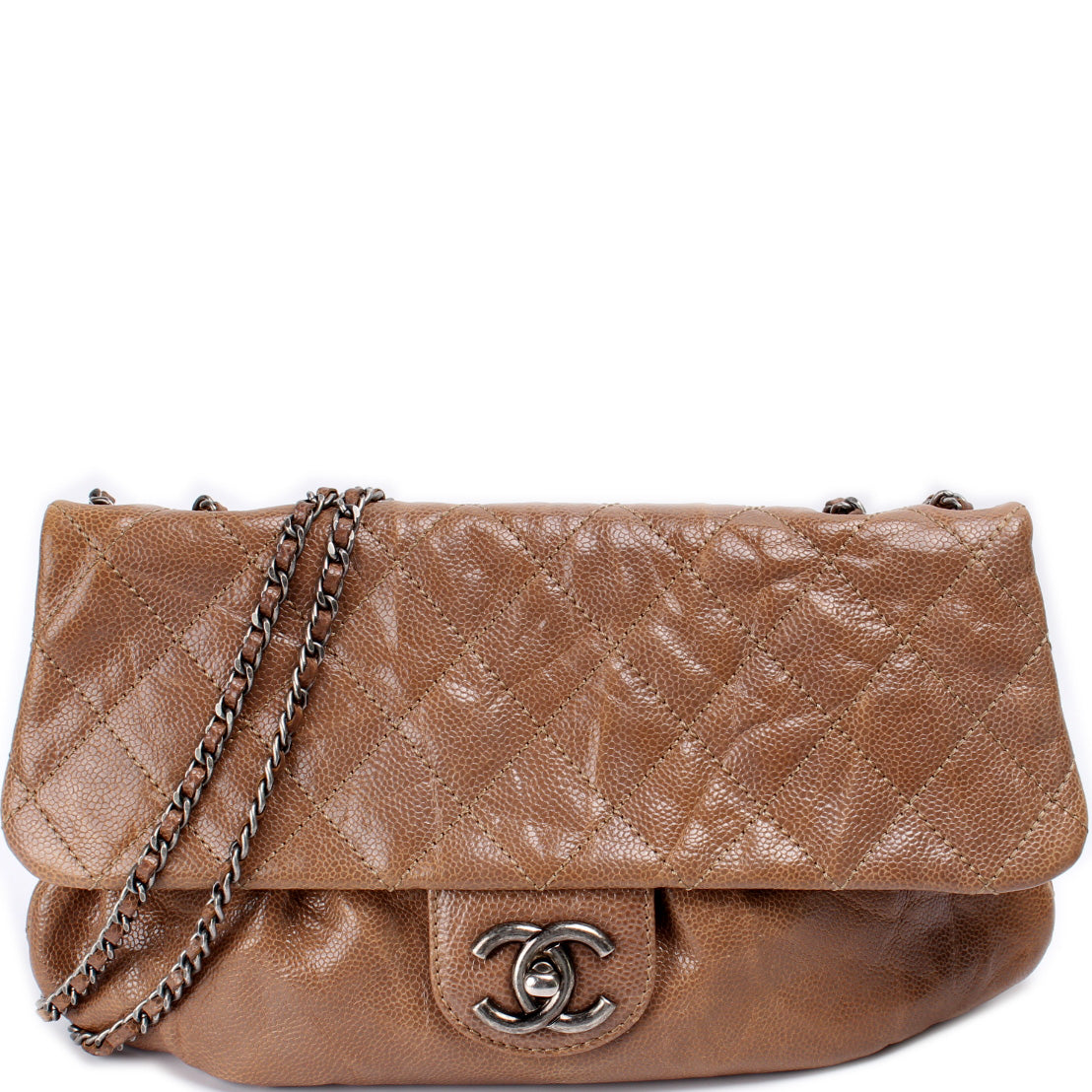 Chanel CC Flap Glazed Caviar 16M Handbag