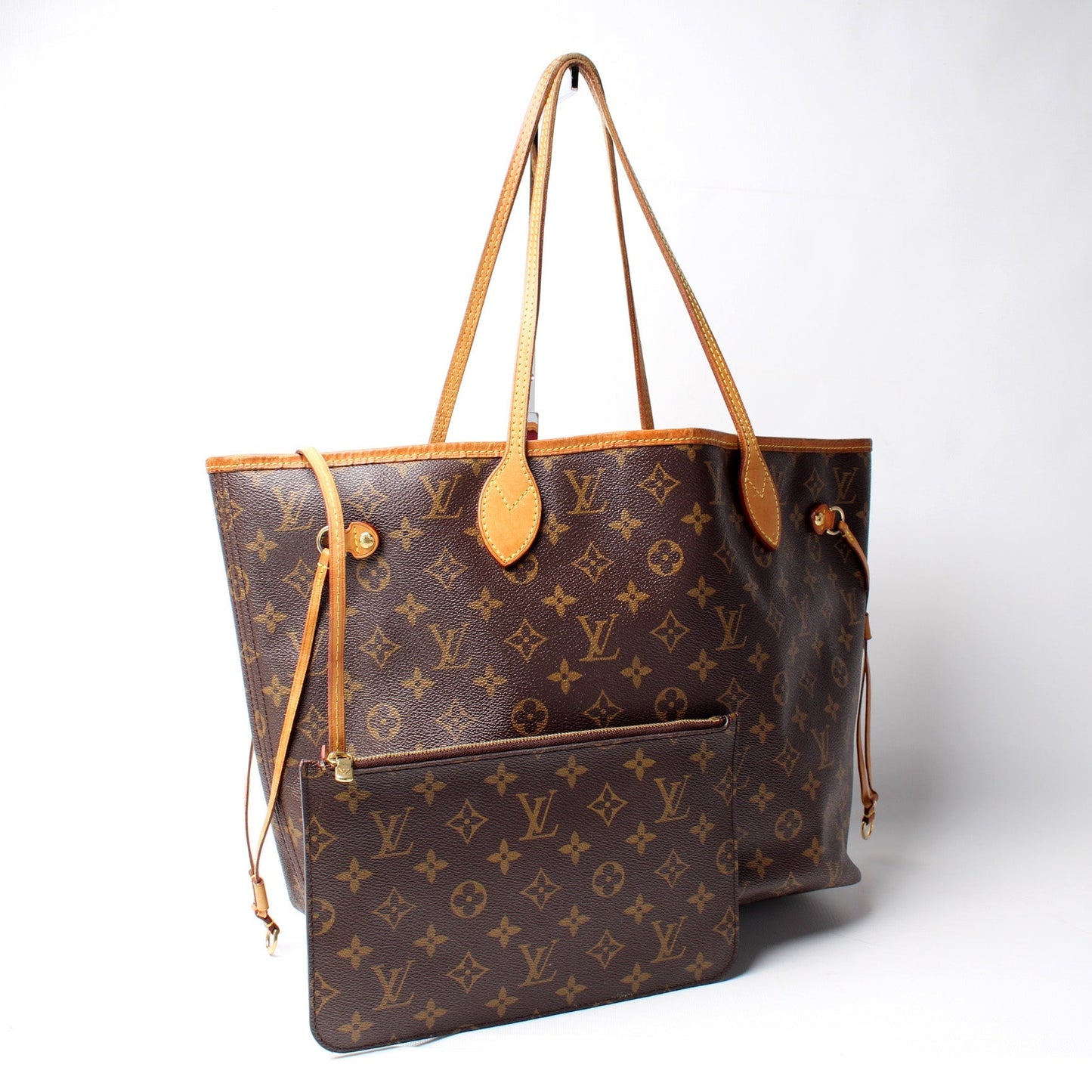 Louis Vuitton Neverfull MM W Monogram Wallet Case Monogram 10