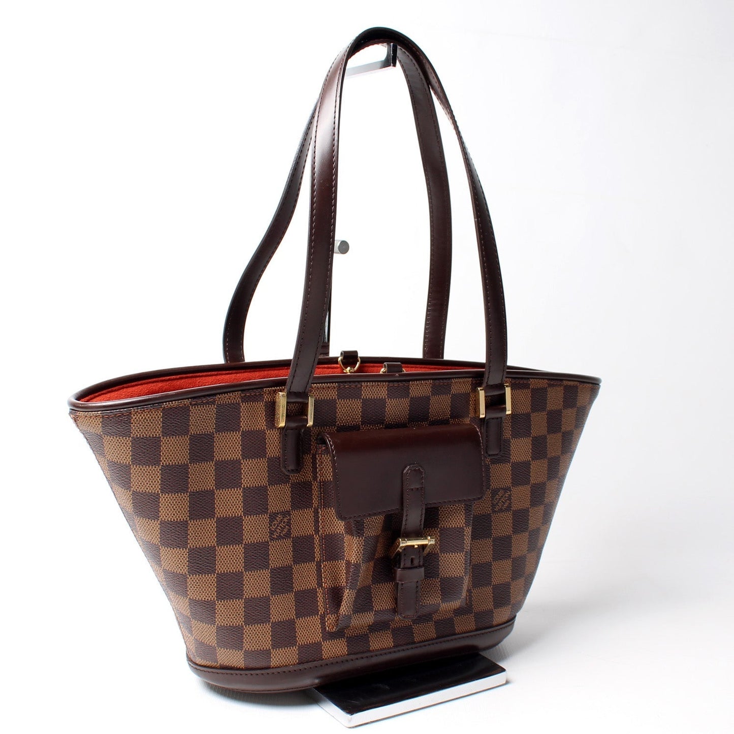 Louis Vuitton Manosque PM Ebene Damier Handbag