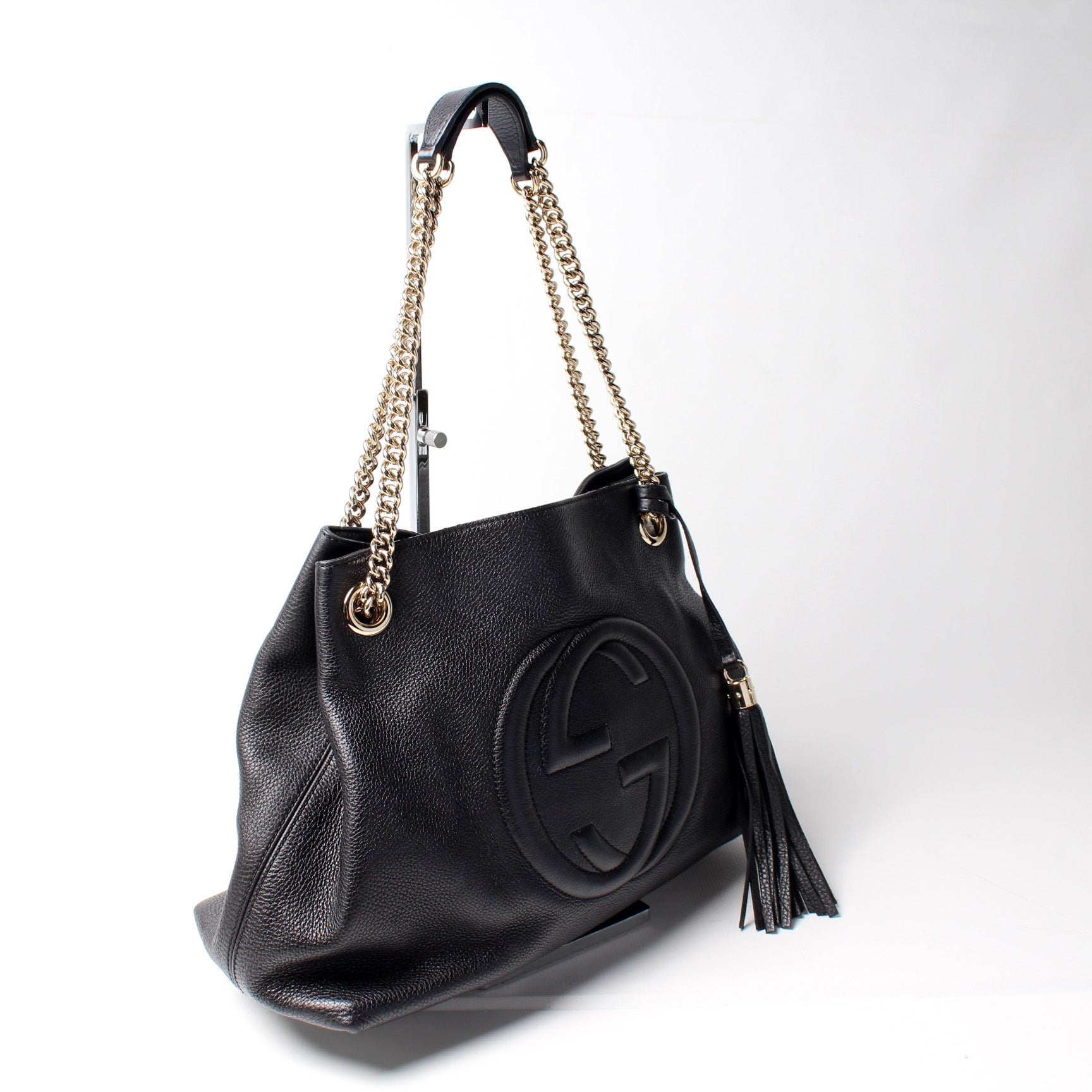 Gucci Soho Leather Medium Shoulder Bag Medium 12