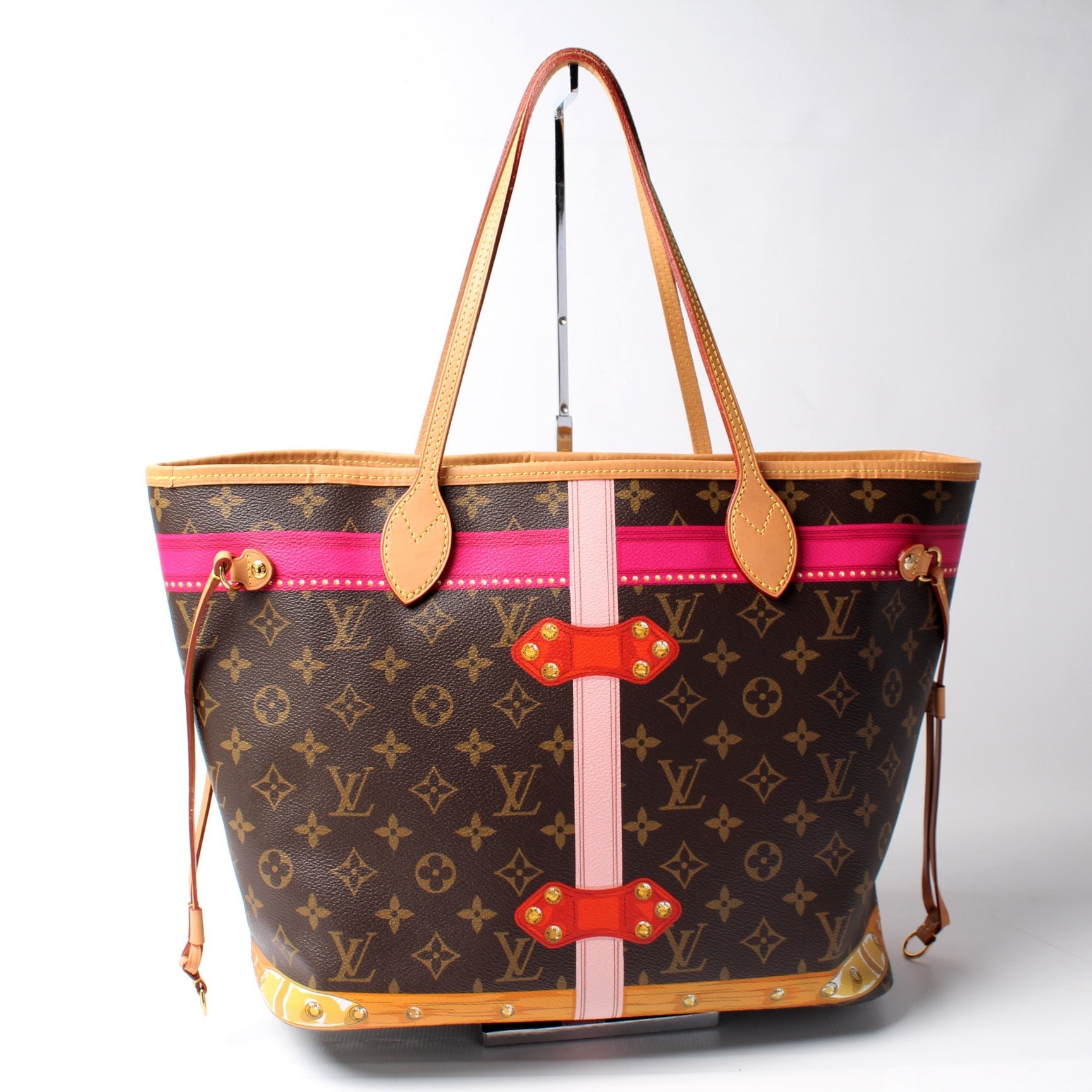Louis Vuitton Neverfull MM W Summer Trunks Monogram Wallet Case