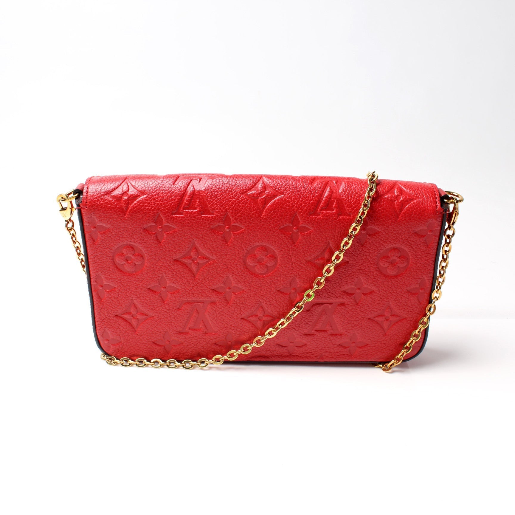 Louis Vuitton Pochette Felicie Empreinte Clutch Bag Empreinte 26
