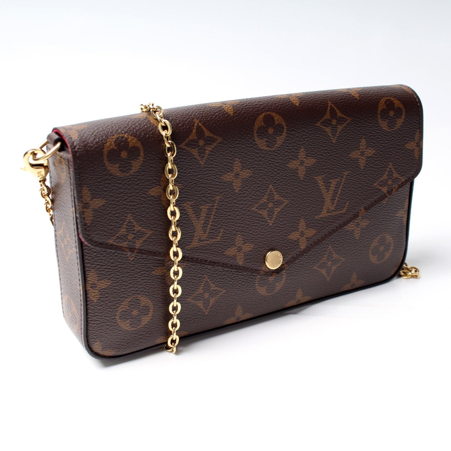 Louis Vuitton Pochette Felicie Monogram Clutch Bag Monogram 45