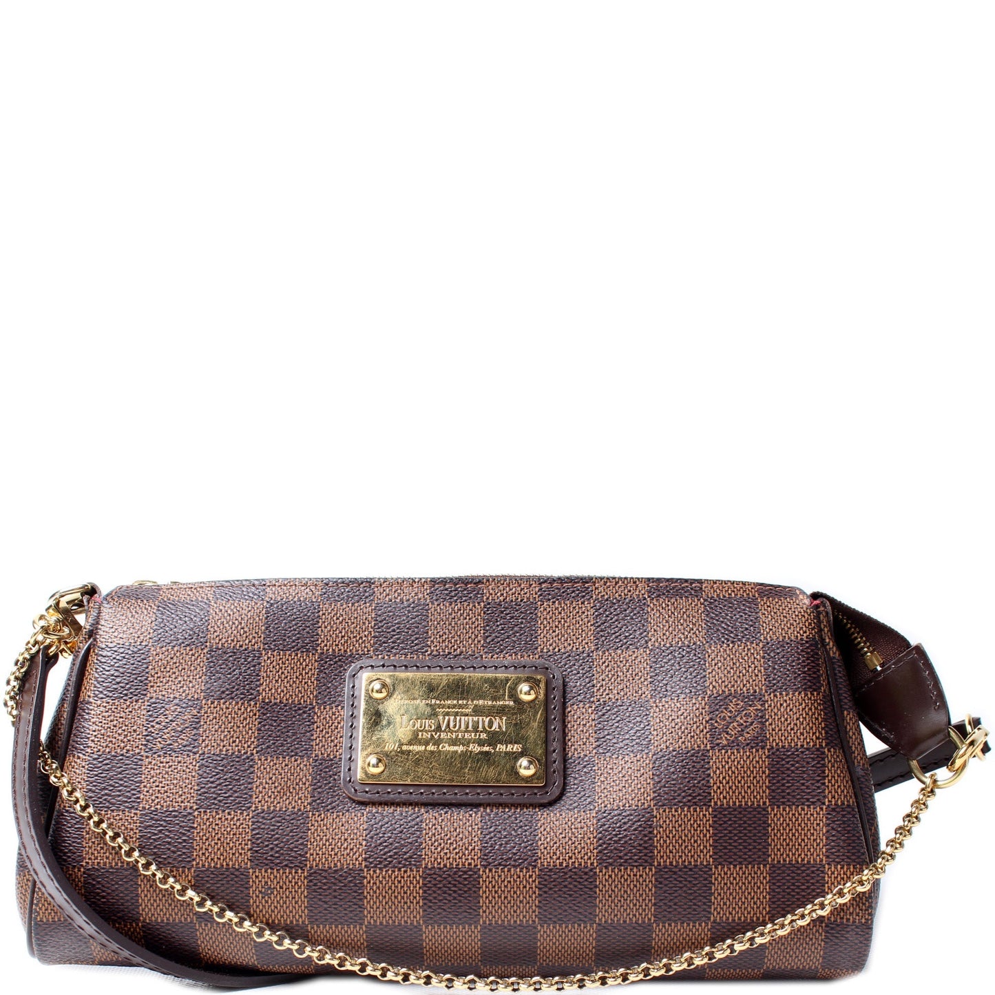 Louis Vuitton Eva Ebene Damier Clutch Bag Ebene 20