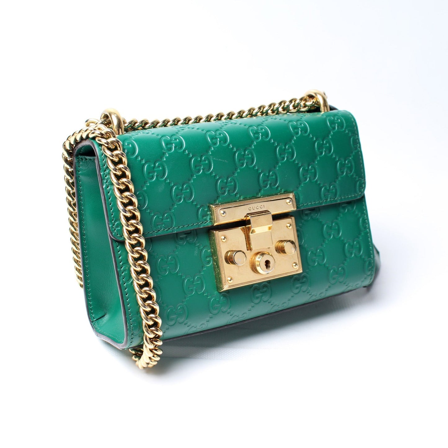 Gucci Padlock Small Travel Bag Guccissima Small