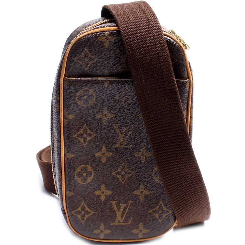 Louis Vuitton Pochette Gange Monogram Clutch Bag Monogram 4